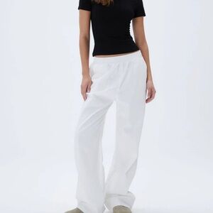 Adanola white pull on cotton pants. Brand new